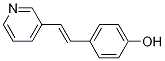 (E)-4-(2-(pyridin-3-yl)vinyl)phenol Structure