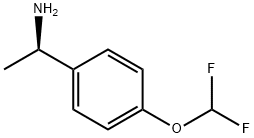 (AR)-4-(二氟甲氧基)-A-甲基苯甲胺, 856758-57-1, 结构式