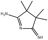 2H-Pyrrol-5-amine,  3,4-dihydro-2-imino-3,3,4,4-tetramethyl- Structure