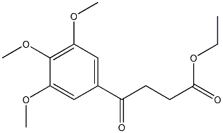 ETHYL 4-(3,4,5-TRIMETHOXYPHENYL)-4-OXOBUTANOATE,856811-67-1,结构式