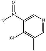 4-氯-3-甲基-5-硝基吡啶, 856834-51-0, 结构式