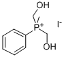 Bis(hydroxymethyl)methylphenylphosphonium iodide Structure