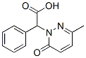 1(6H)-Pyridazineacetic  acid,  3-methyl-6-oxo--alpha--phenyl- Structure