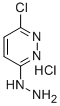 Pyridazine, 3-chloro-6-hydrazino-, hydrochloride,856847-88-6,结构式