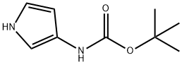 Carbamic acid, 1H-pyrrol-3-yl-, 1,1-dimethylethyl ester (9CI) Structure