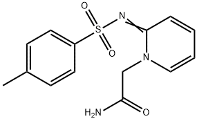 2-(2-(甲苯磺酰亚氨基)吡啶-1(2H)-基)乙酰胺 结构式