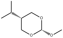 1,3-Dioxane,2-methoxy-5-(1-methylethyl)-,cis-(9CI) Structure