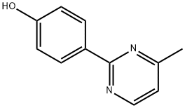 Phenol, 4-(4-methyl-2-pyrimidinyl)- (9CI) Struktur