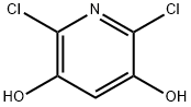 3,5-Pyridinediol,  2,6-dichloro- 结构式