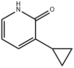 3-シクロプロピルピリジン-2(1H)-オン 化学構造式