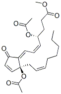 (4R,5Z,7E,12S,14Z)-4,12-Bis(acetyloxy)-9-oxoprosta-5,7,10,14-tetren-1-oic acid methyl ester|