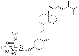 VitaMin D2 β-D-Glucuronide SodiuM Salt 化学構造式