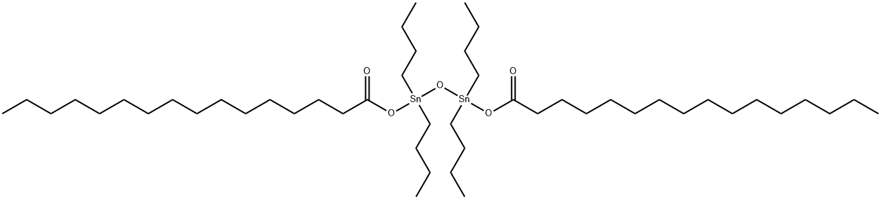 1,1,3,3-tetrabutyl-1,3-bis[(1-oxohexadecyl)oxy]distannoxane,85702-57-4,结构式