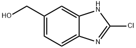 2-CHLORO-1H-BENZIMIDAZOLE-6-METHANOL Structure