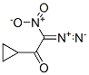 Ethanone,  1-cyclopropyl-2-diazo-2-nitro- 结构式
