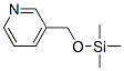 Pyridine, 3-[[(trimethylsilyl)oxy]methyl]- (9CI) Structure