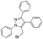 5-(bromomethyl)-1,3,4-triphenyl-1H-pyrazole 结构式