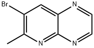 7-溴-6-甲基吡啶并[2,3-B]吡嗪, 857203-29-3, 结构式