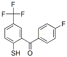 4'-fluoro-2-mercapto-5-(trifluoromethyl)benzophenone Structure