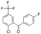 2-chloro-4'-fluoro-5-(trifluoromethyl)benzophenone Struktur