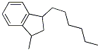 1-hexyl-3-methylindan 结构式