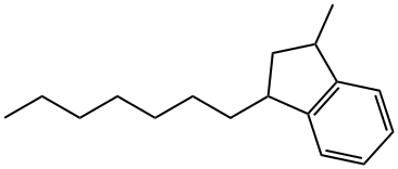 1-heptyl-3-methylindan,85721-20-6,结构式
