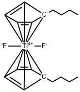 BIS(BUTYLCYCLOPENTADIENYL)DIFLUOROTITANIUM (IV),85722-07-2,结构式