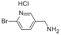 6-甲氧基-3-吡啶甲胺盐酸盐 结构式