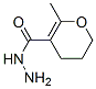 2H-Pyran-5-carboxylic  acid,  3,4-dihydro-6-methyl-,  hydrazide,857224-44-3,结构式