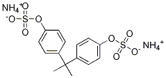 ビス硫酸ビスフェノールA二アンモニウム塩 化学構造式