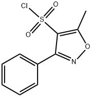 5-甲基-3-苯基异噁唑-4-磺酰氯 结构式