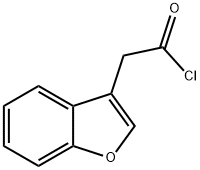 BENZO[B]FURAN-3-YLACETYL CHLORIDE 化学構造式