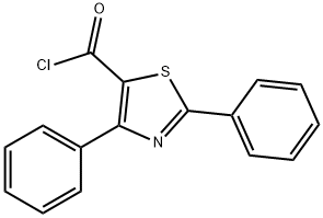 2,4-DIPHENYL-1,3-THIAZOLE-5-CARBONYL CHLORIDE Struktur