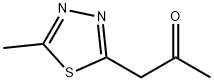 1-(5-甲基-1,3,4-噻二唑-2-基)丙-2-酮 结构式