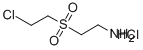 2-(Chloroethylsulfonyl)ethanol dihydrochloride 化学構造式