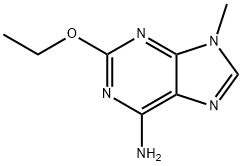 2-乙氧基-9-甲基-9H-嘌呤-6-胺,857400-62-5,结构式