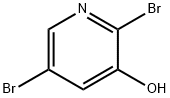 2,5-ジブロモピリジン-3-オール 化学構造式