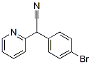 alpha-(4-bromophenyl)pyridine-2-acetonitrile Structure