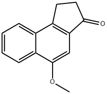 1,2-Dihydro-5-Methoxy-3-benz[e]inden-3-one, 857552-15-9, 结构式