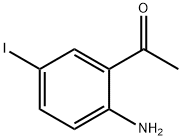 1-(2-氨基-5-碘苯基)乙酮 结构式