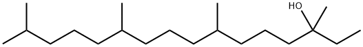 3,7,11,15-tetramethylhexadecan-3-ol Struktur