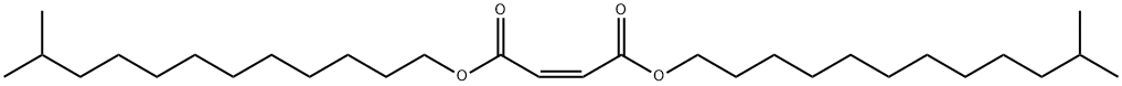 (Z)-2-ブテン二酸ビス(11-メチルドデシル) 化学構造式