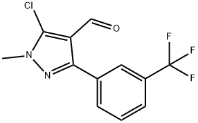 5-CHLORO-1-METHYL-3-[3-(TRIFLUOROMETHYL)PHENYL]-1H-PYRAZOLE-4-CARBOXALDEHYDE|