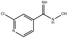 2-CHLORO-N-HYDROXY-ISONICOTINAMIDINE Struktur