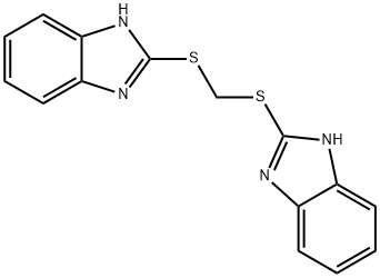 BIS(1H-BENZO[D]IMIDAZOL-2-YLTHIO)METHANE Struktur