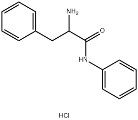 2-氨基-N,3-二苯基丙酰胺盐酸 结构式