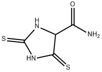 4-Imidazolidinecarboxamide,  2,5-dithioxo- Structure