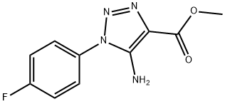 methyl 5-amino-1-(4-fluorophenyl)-1H-1,2,3-triazole-4-carboxylate|