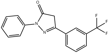 2,4-DIHYDRO-2-PHENYL-5-[3-(TRIFLUOROMETHYL)PHENYL]-3H-PYRAZOL-3-ONE Structure