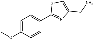 C-[2-(4-METHOXY-PHENYL)-THIAZOL-4-YL]-METHYLAMINE Structure
